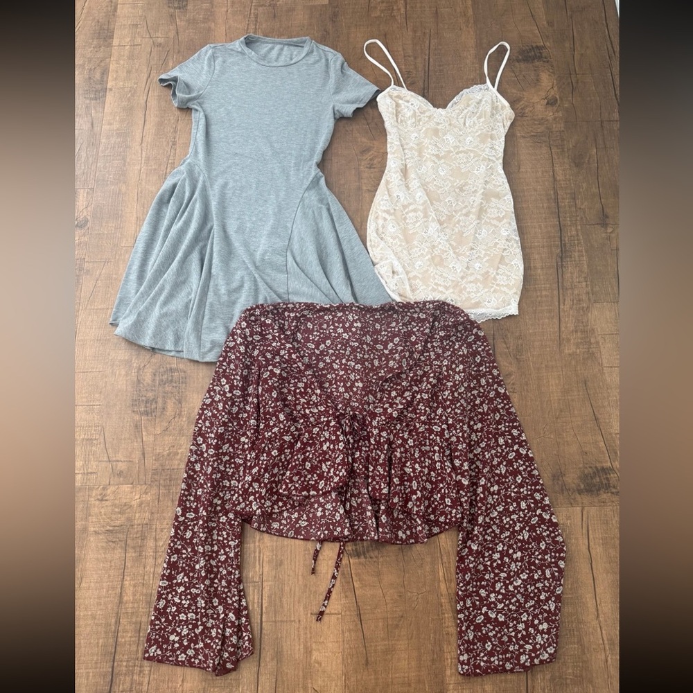 Mini Dress & Crop Top Bundle Size XS